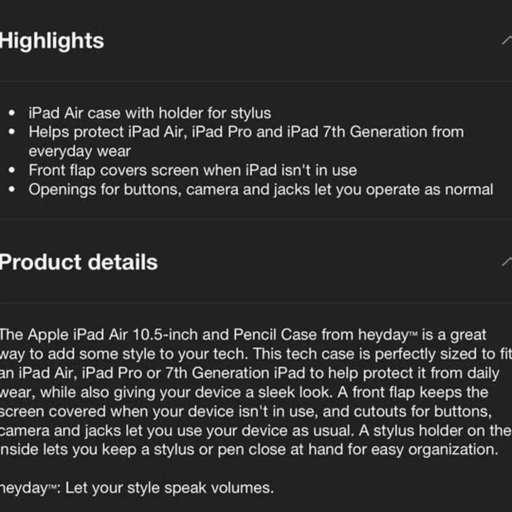 Heyday iPad Case